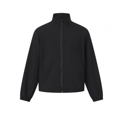 Unisex Lightweight technical short jacket with stand-up collar, concealed zipper and elastic cuffs Shop Velvia