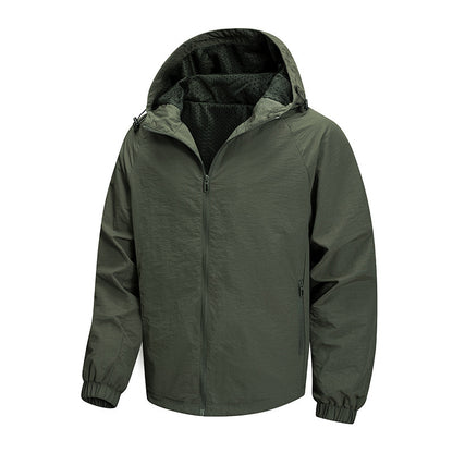 Men's Ultralight Packable Hoodie Jacket with Breathable Mesh Lining Shop Velvia