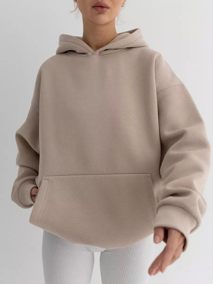 Women Oversize Hoodie made of high-quality cotton blend Shop Velvia