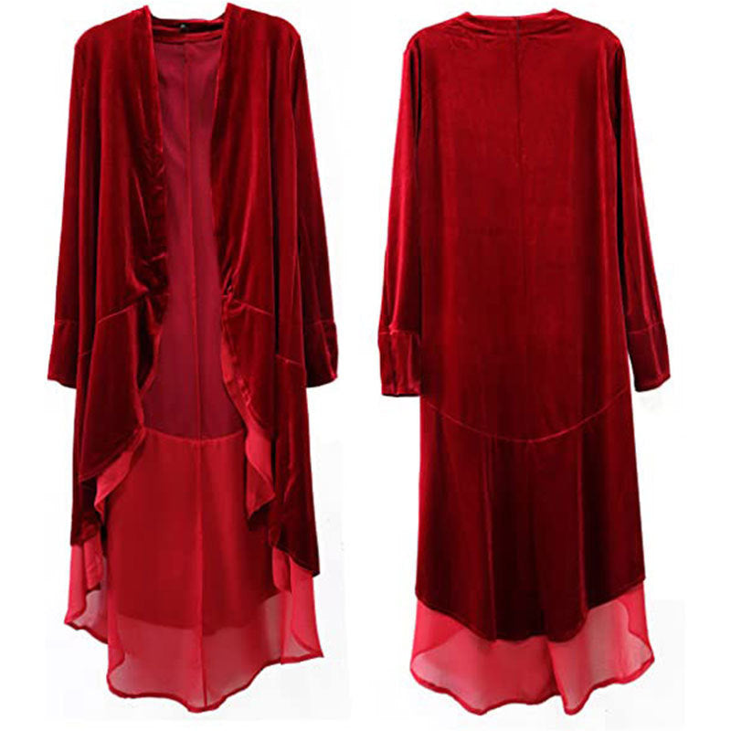Women’s romantic maxi dress with off-the-shoulder neckline, puff sleeves, fitted bodice, and side ruching Shop Velvia