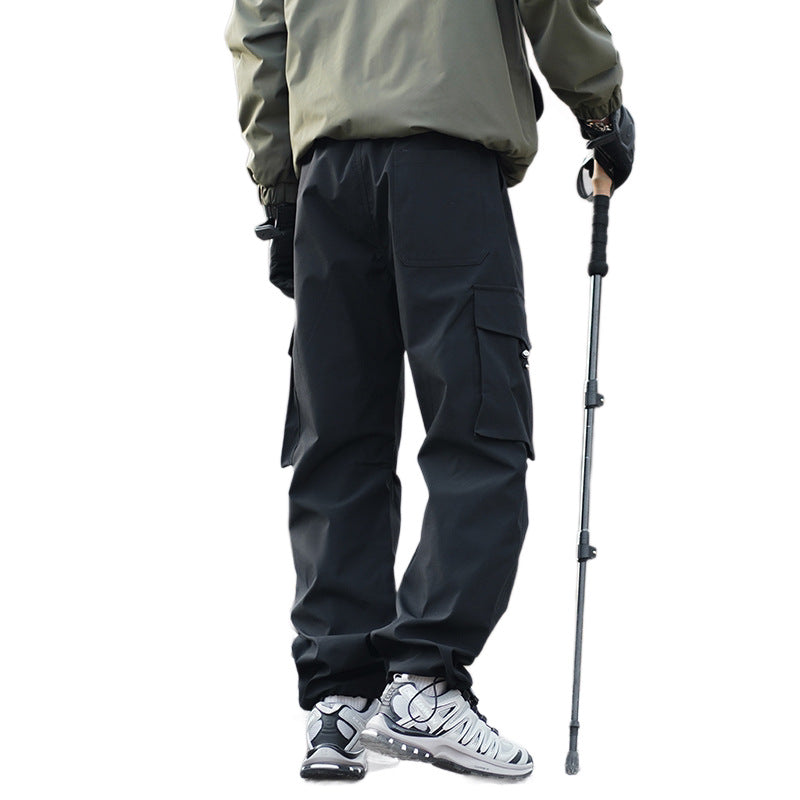 Men's Technical Outdoor Cargo Pants with Water-Repellent Stretch and Reinforced Knees Shop Velvia