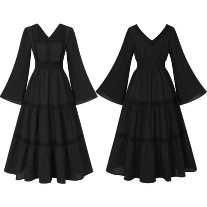 Women’s romantic maxi dress with off-the-shoulder neckline, puff sleeves, fitted bodice, and side ruching Shop Velvia
