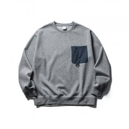 Unisex Oversized Sweatshirt with applied chest pocket and D-ring Shop Velvia