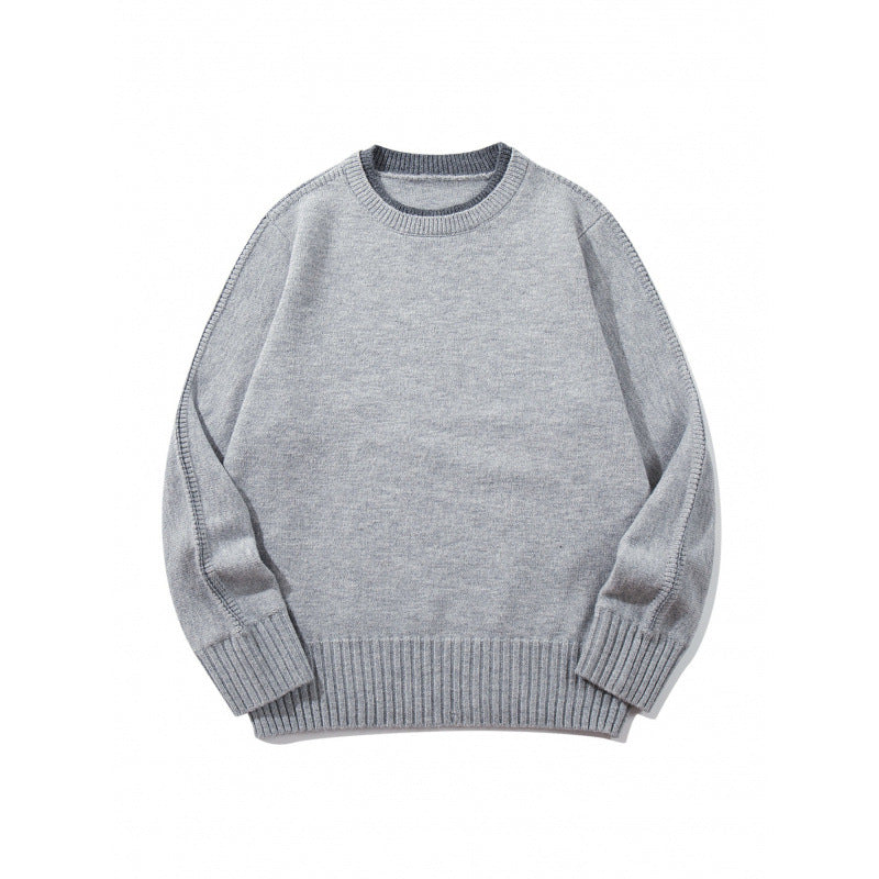 Unisex Soft Mélange Crew Neck Sweater made of Organic Cotton Blend with Boxy Fit and Wide Ribbed Cuffs Shop Velvia