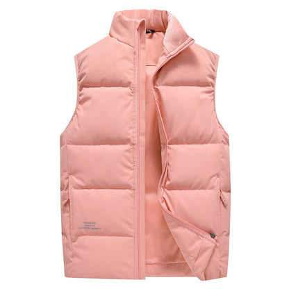 Women's quilted vest with thermal insulation and stand-up collar Shop Velvia