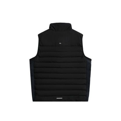 Men's lightweight padded functional vest with stand-up collar and stretch side inserts Shop Velvia
