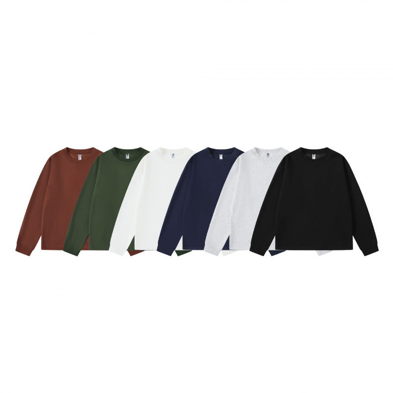 Unisex Oversized-Long Sleeve-Sweatshirt with Round Neck, French-Terry Quality and Ribbed Cuffs Shop Velvia