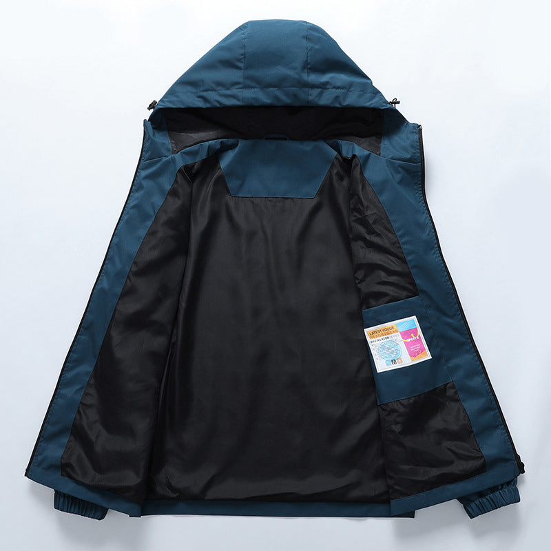 Men's Ultralight Rain Jacket with Hood, Water-Repellent Membrane and Taped Seams Shop Velvia