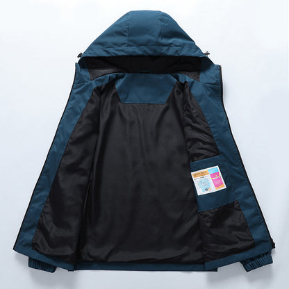 Men's Ultralight Rain Jacket with Hood, Water-Repellent Membrane and Taped Seams Shop Velvia