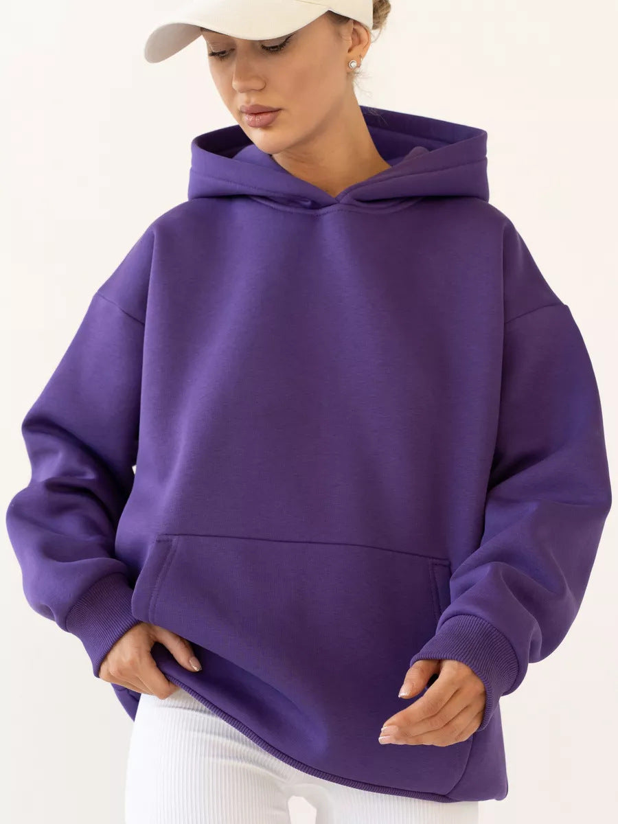 Women Oversize Hoodie made of high-quality cotton blend Shop Velvia
