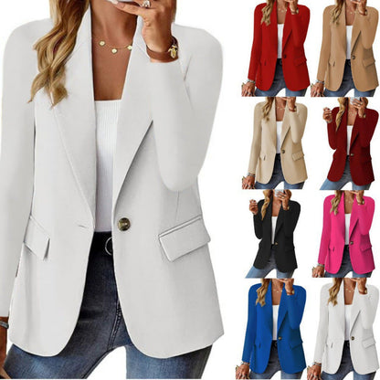 Women Modern Tailored Blazer with Elegant Button Details Shop Velvia