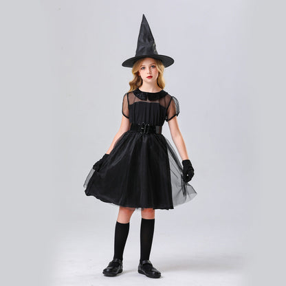 Girl Witch Costume with Tulle Skirt and Accessories Shop Velvia