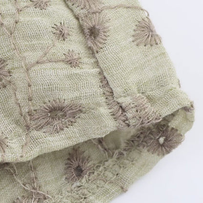 Ladies Embroidered V-Neck Boxy Blouse Jacket with Patchwork Embroidery Shop Velvia