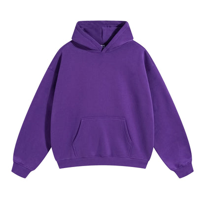Unisex loosely cut hoodie made of organic cotton with kangaroo pocket Shop Velvia