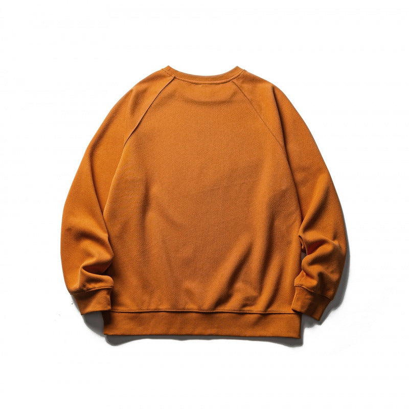 Unisex Oversize Sweatshirt in Collegiate Look with Round Neck and Raglan Sleeves Shop Velvia