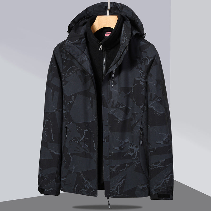 Women's two-layer softshell jacket with removable fleece inner jacket and hood Shop Velvia