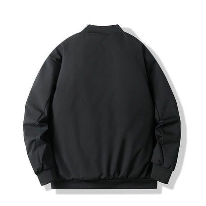 Men's lightweight padded bomber jacket with windproof surface and ribbed hem Shop Velvia