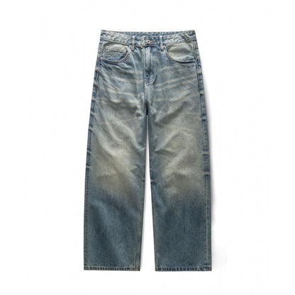 Women's Loose-Fit Straight-Leg Jeans with High Waist and Vintage Wash Shop Velvia