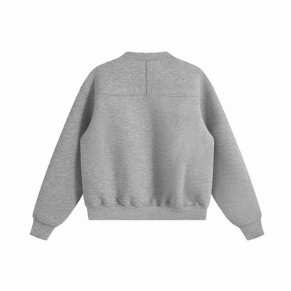 Unisex Boxy-Zip-Bomber Jacket made of French Terry with concealed side pockets and ribbed hem Shop Velvia
