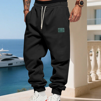 Men's comfortable joggers with adjustable waistband and practical side pockets Shop Velvia