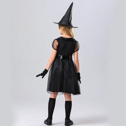 Girl Witch Costume with Tulle Skirt and Accessories Shop Velvia