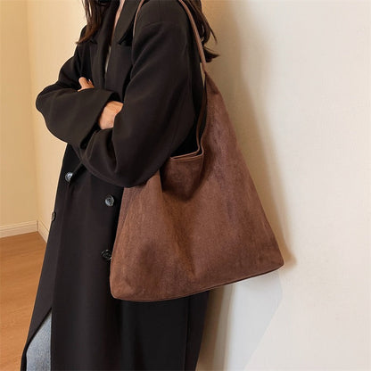 Women's Suede Shoulder Bag Shop Velvia