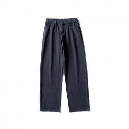 Men Straight Cut Comfort Canvas Pants with High Waist Shop Velvia