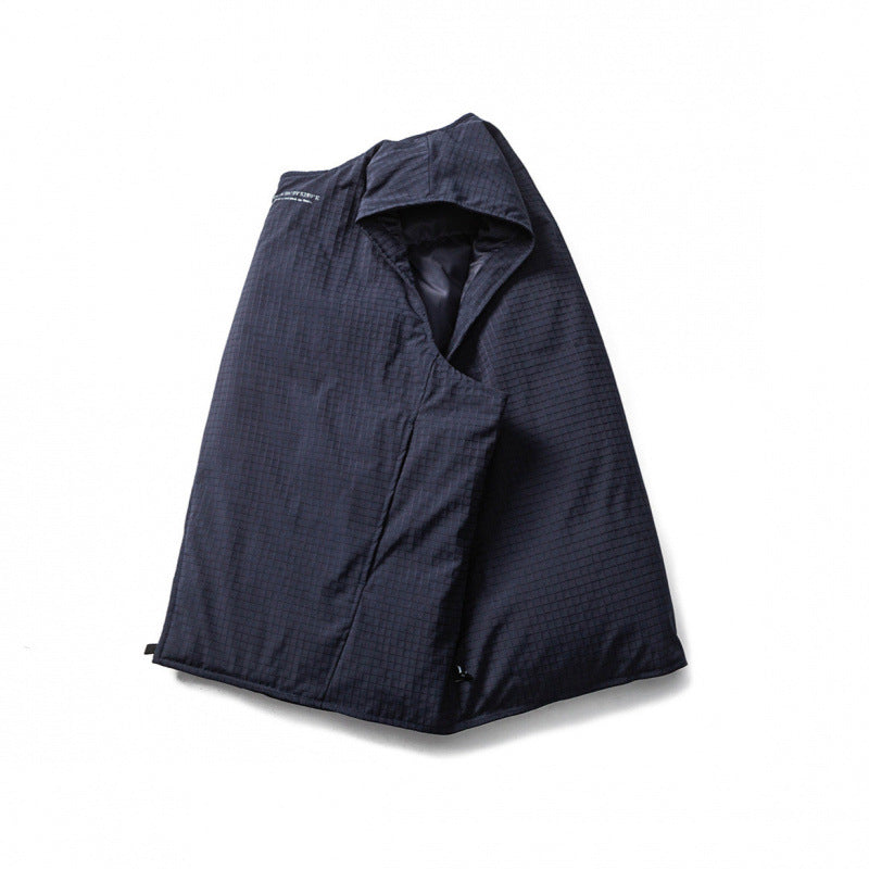 Unisex Padded Quilted Vest with Asymmetrical Front and Minimalist Silhouette Shop Velvia