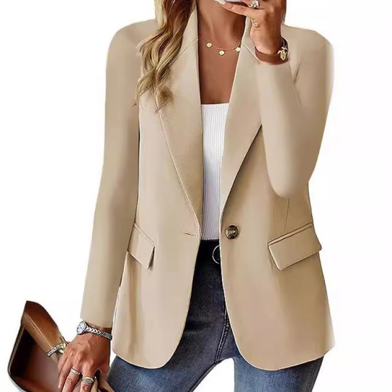 Women Modern Tailored Blazer with Elegant Button Details Shop Velvia