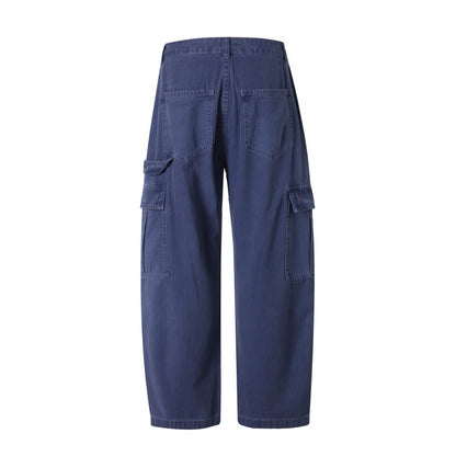 Men's Relaxed-Fit Carpenter Cargo Pants made of lightweight canvas with patch flap pockets Shop Velvia