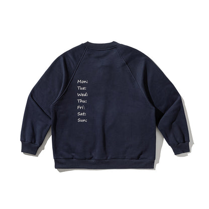 Unisex Oversize Henley Sweatshirt with raglan sleeves, button placket, and distinctive round pockets Shop Velvia