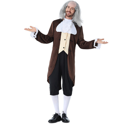 Men's historical costume with elegant tailcoat and baggy trousers Shop Velvia