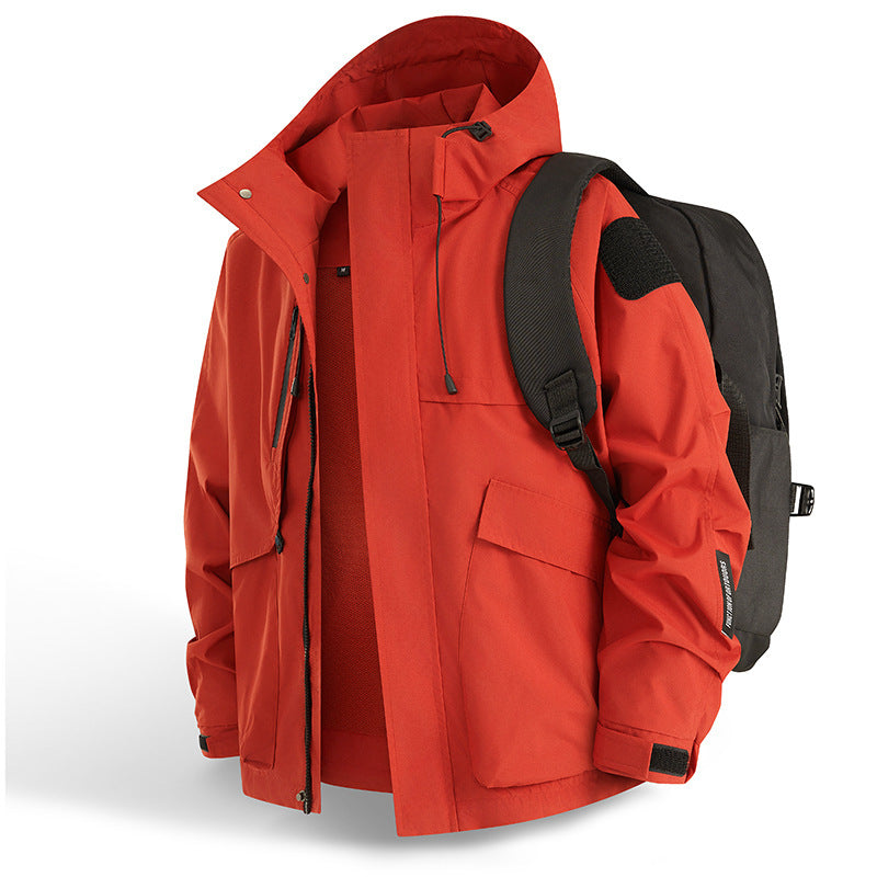 Men's Urban Weather-Resistant Hooded Parka with Multifunctional Pockets and Mesh Lining Shop Velvia