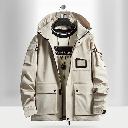 Men's Urban Tech Parka with hood, multifunctional pockets and thermal insulation Shop Velvia