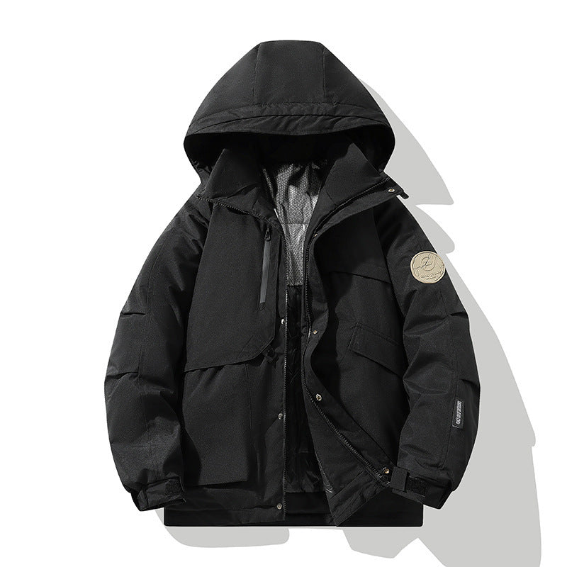 Men's Technical Hooded Field Parka with Thermal Insulation, Windproof Membrane and Multi-Pocket Shop Velvia
