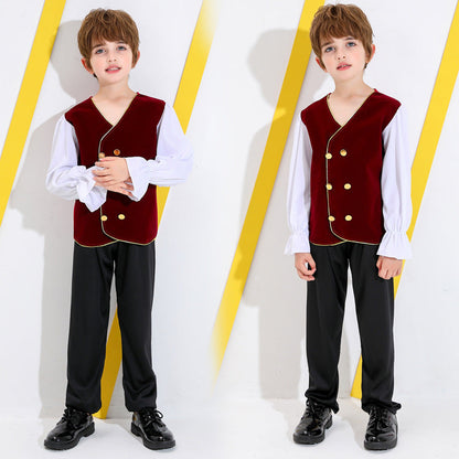 Boys' fairytale costume with detail-loving shirt and pants Shop Velvia