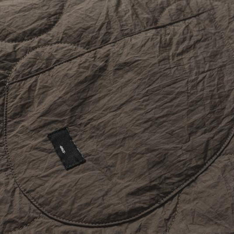 Unisex Padded Oversized Anorak Pullover with Half Snap Placket, Raglan Sleeves, and Drawstring Hem Shop Velvia