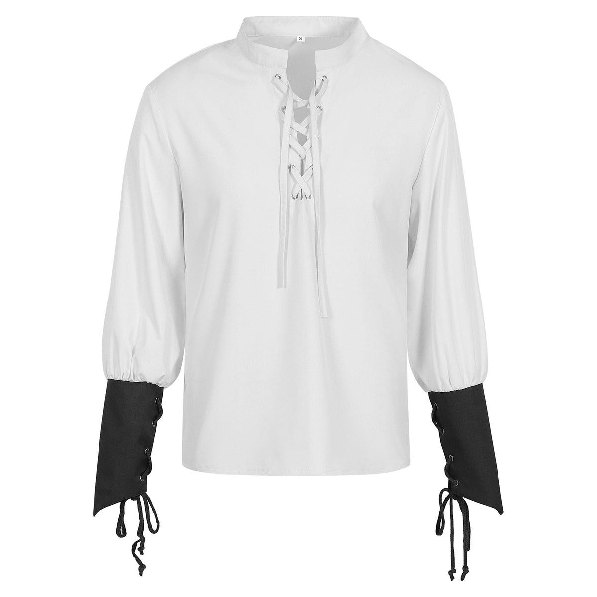 Unisex medieval tunic with front lacing and removable leather arm protectors Shop Velvia