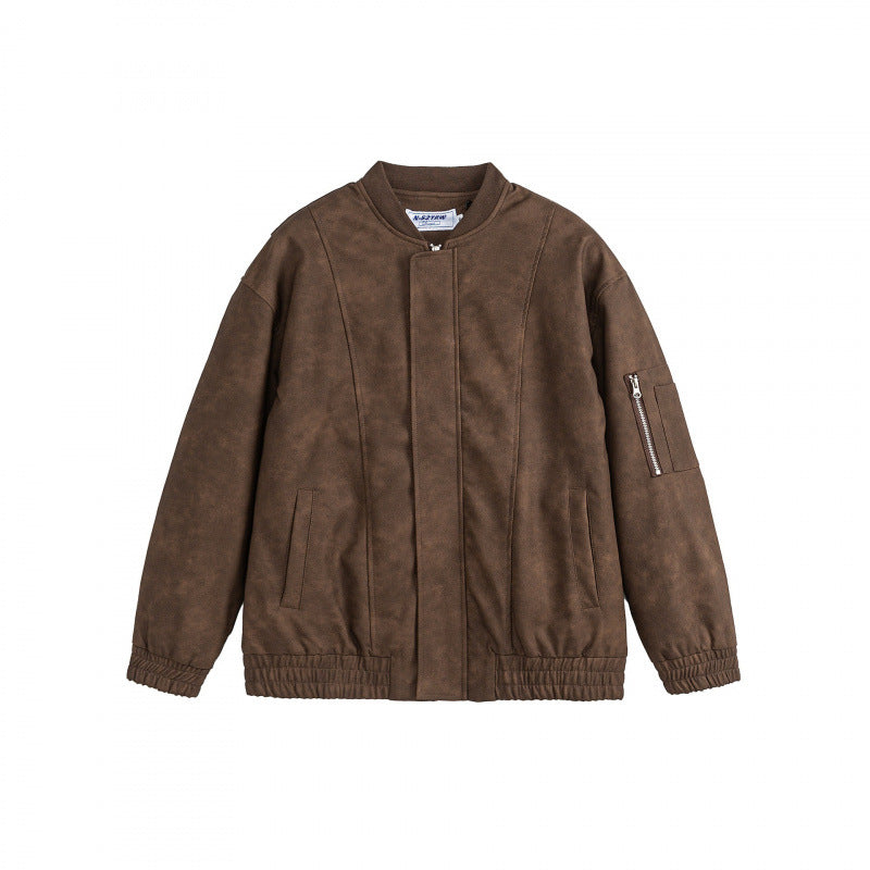 Unisex Oversize Hoodie Bomber Jacket in Velour Look with Hood, Arm Pocket and Elastic Hem Shop Velvia