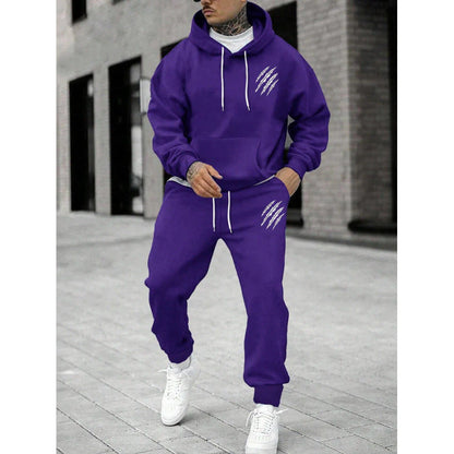 Men's tracksuit with modern graphic design and practical pockets Shop Velvia