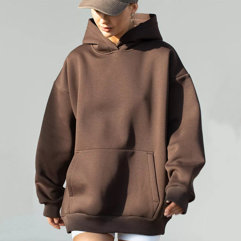 Women Oversize Hoodie made of high-quality cotton blend Shop Velvia