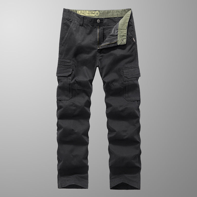 Men's robustly cut cargo pants with reinforced knees and multiple pockets Shop Velvia