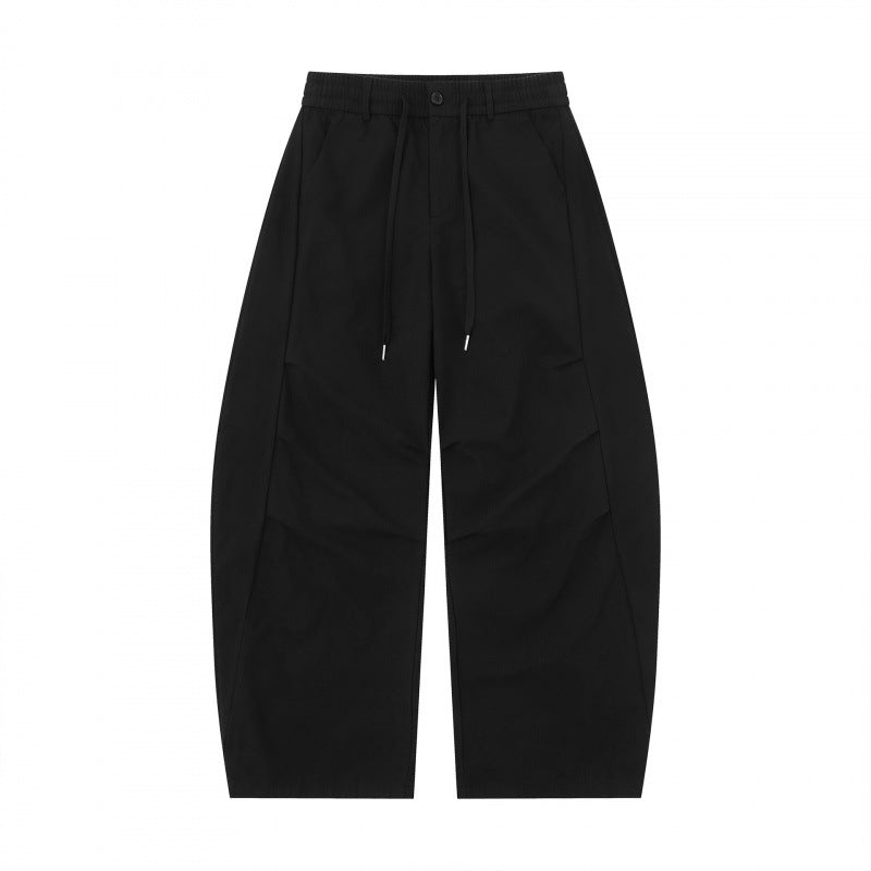 Unisex Oversize Balloon Pants with drawstring waistband and boxy silhouette Shop Velvia