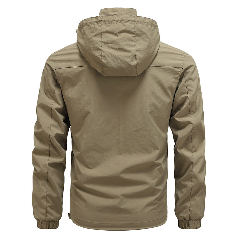 Men's Breathable Ultralight Wind and Rain Jacket with Mesh Lining and Concealed Chest Pocket Shop Velvia
