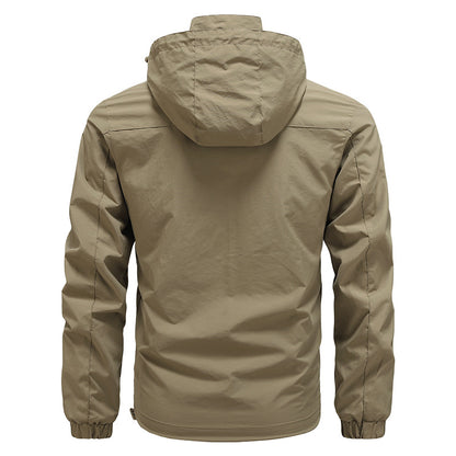 Men's Breathable Ultralight Wind and Rain Jacket with Mesh Lining and Concealed Chest Pocket Shop Velvia