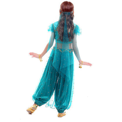 Girl exotic belly dance costume with sparkling details Shop Velvia