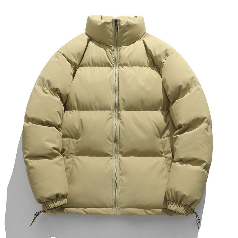 Unisex Padded Quilted Transitional Jacket with High Collar and Adjustable Hem Shop Velvia