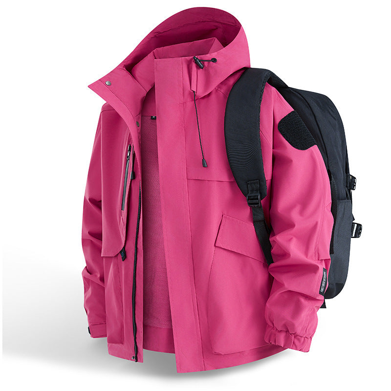Men's Urban Weather-Resistant Hooded Parka with Multifunctional Pockets and Mesh Lining Shop Velvia