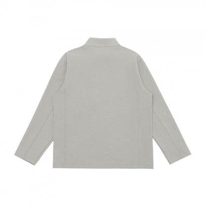 Unisex Light Tech-Fleece Zip Jacket with Stand-Up Collar, three Zip Pockets and Straight Cut Shop Velvia