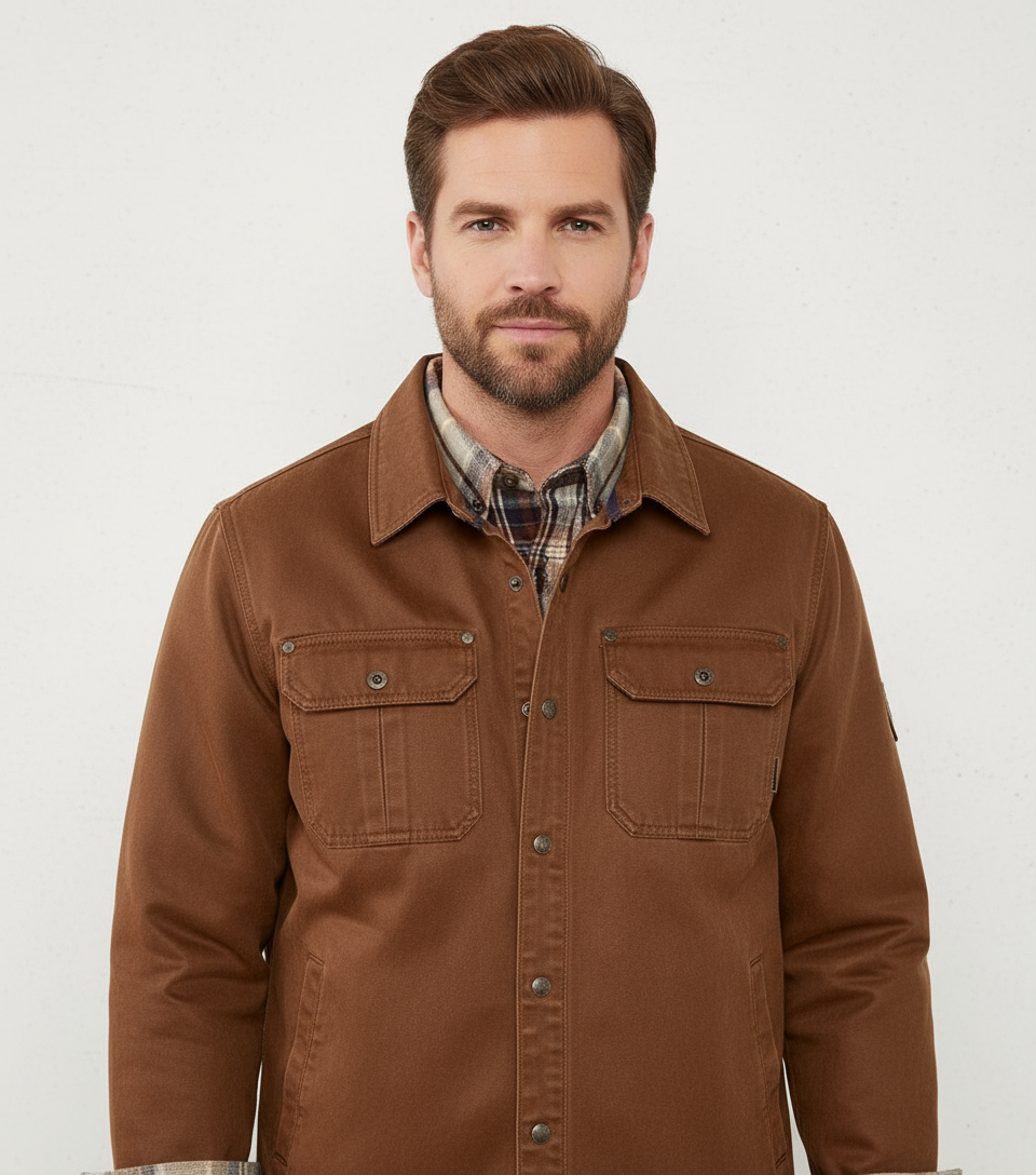 Shop Velvia | Men's Casual Buttoned Denim Shirt
